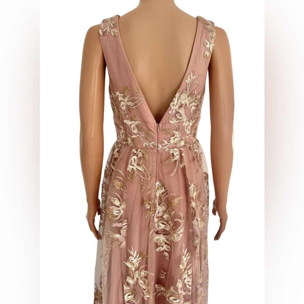 Azazie Blush Mark Romantic Adventure Embroidery
Tulle Maxi Dress - Picture 10 of 13